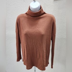 a new day Women's Cowl Neck Sweater - Brown
